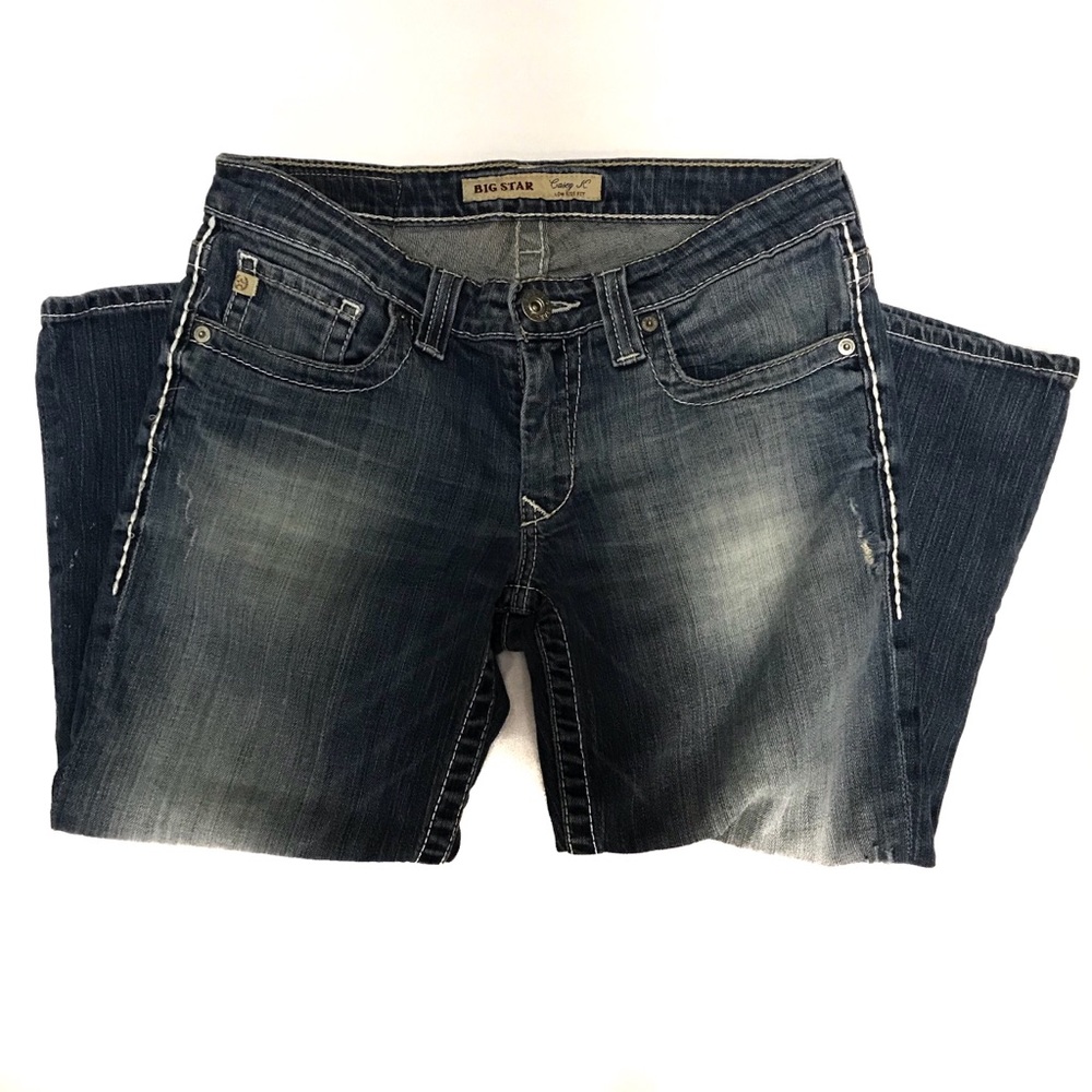Big star buckle jeans 29 Casey k capris low rise